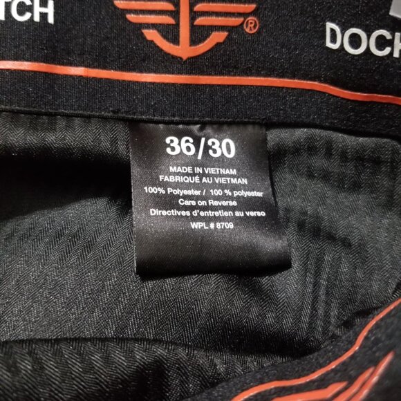 Docker's Pants 36/30 Navy Performance-Stretch Dress Formal Office NWOT - Picture 2 of 6